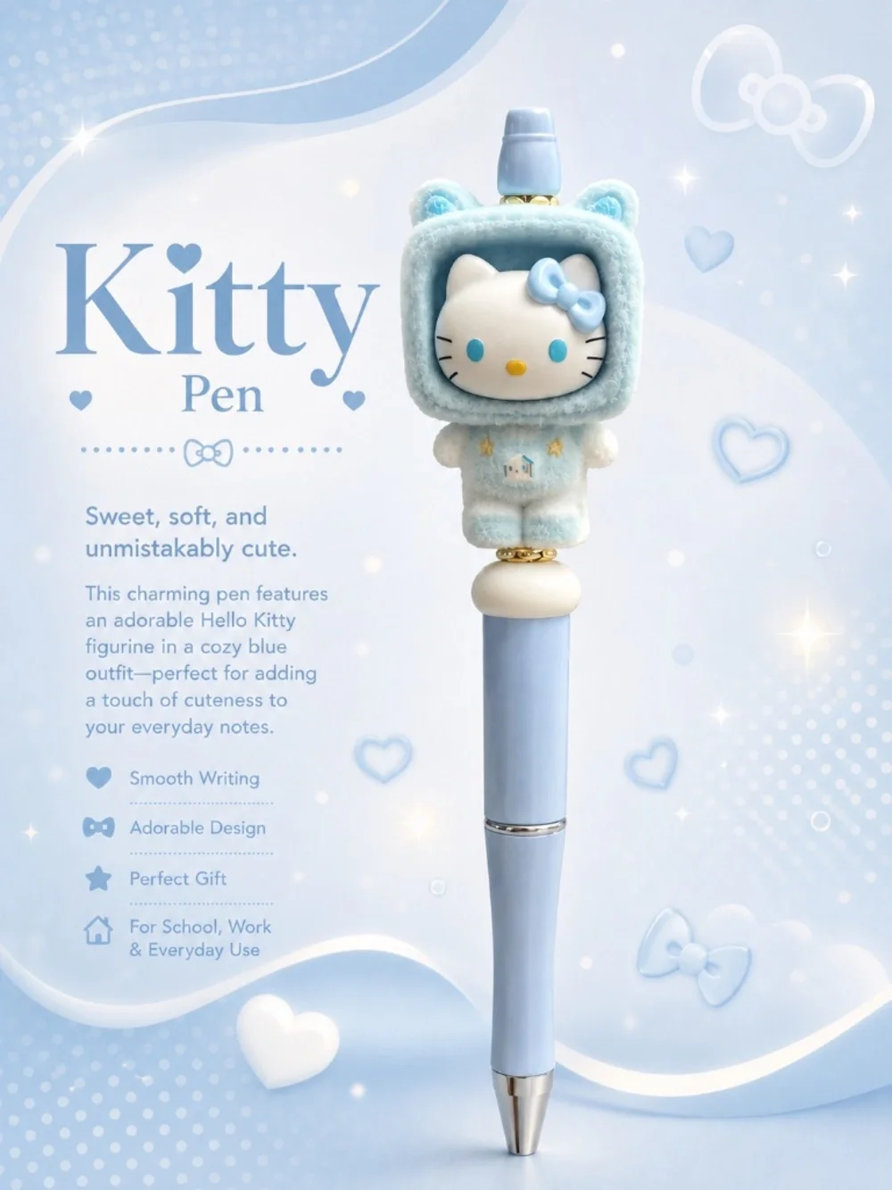Retro Kitty Screen Pen